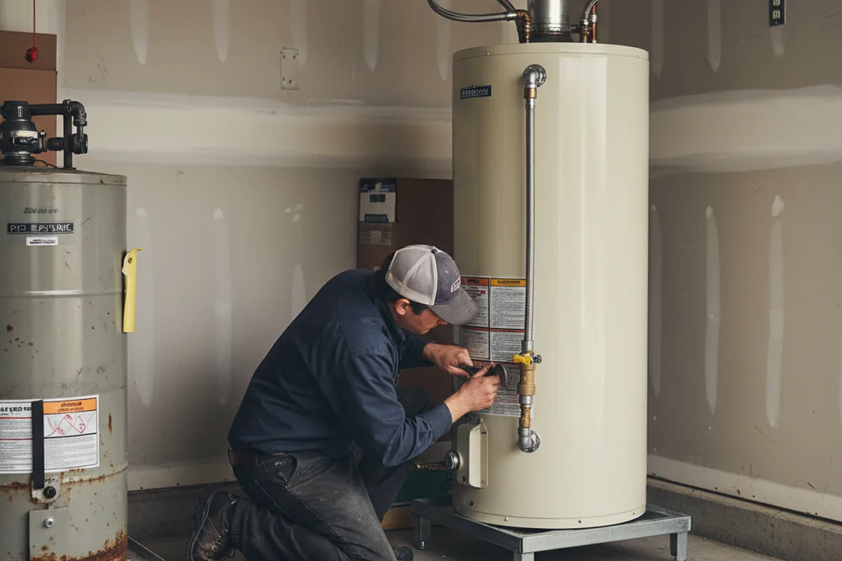 Water heater and shutoff valve replacement in Laguna Hills